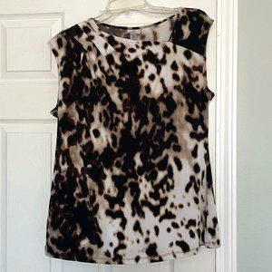 Animal Print Worthington Top